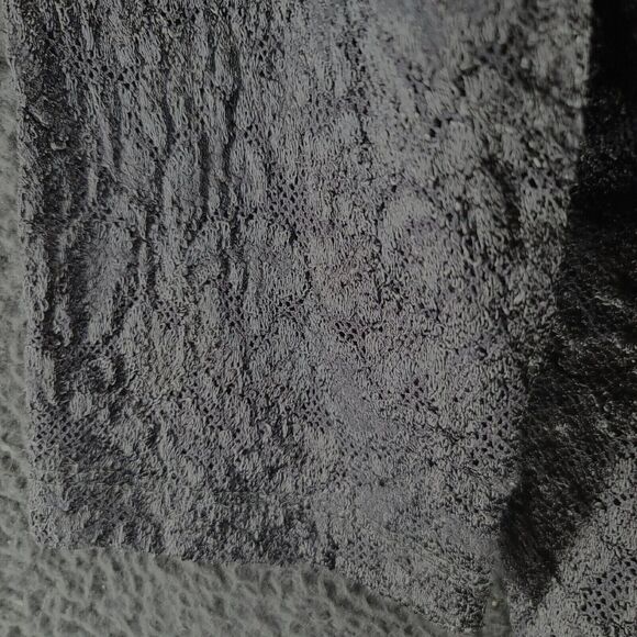 John Paul Richard Womans Button Up Black Size 2X Nylon Blend Long Sleeve Sheer - Picture 11 of 12